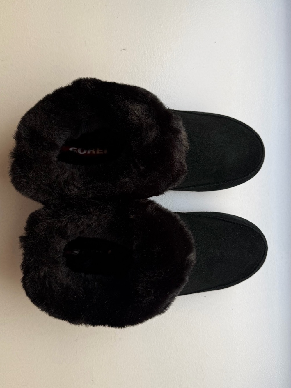NWB SOREL Go Coffee Run Faux Fur Slipper - Picture 8 of 13